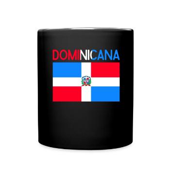 Dominicana, Dominican Republic - Full Colour Mug - black - Front