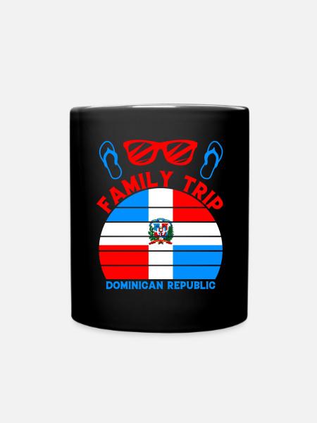 Voyage en famille Vacances en République Dominicaine - Mug uni - noir