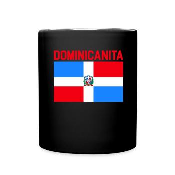 Dominicanita, Dominican Republic - Full Colour Mug - black - Front