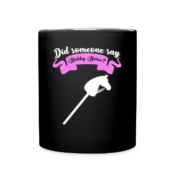 Steckenpferd Hobby Horse Hobbyhorse - Mug uni - noir - Devant
