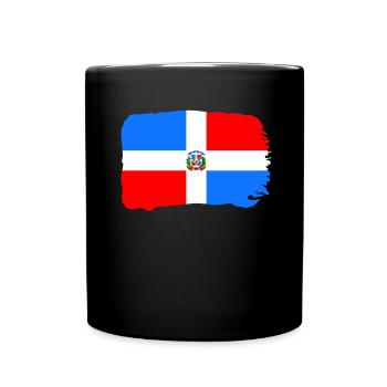 Dominican Republic Flag, Dominicans - Full Colour Mug - black - Front