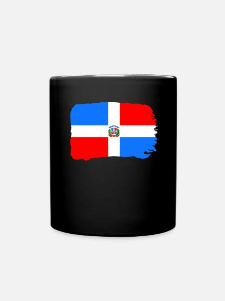 Drapeau de la République dominicaine, Dominicains - Mug uni - noir