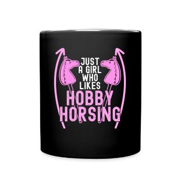 Steckenpferd Hobbyhorse Hobby Horse - Full Colour Mug - black - Front