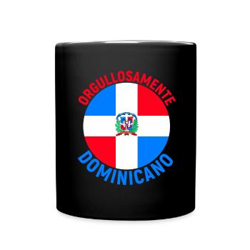 Orgullosamente Dominicano, République dominicaine - Mug uni - noir - Devant