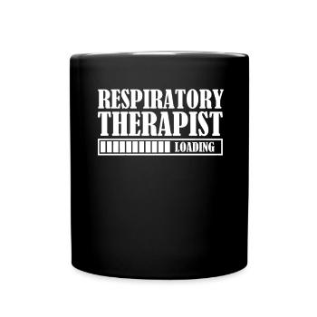 Respiratory therapy in training Physician assistant - Full Colour Mug - black - Front