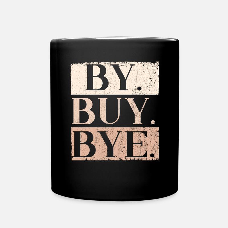 By Buy Bye Grammatik-Polizei Englisch-Lehrer Schre - Tasse einfarbig - Schwarz