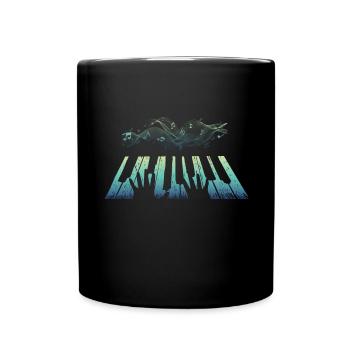 Note de piano colorée | Musiciens | Mélomanes | - Mug uni - noir - Devant