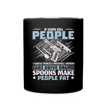 Deuxième amendement à la Constitution Droits des armes à feu 2. - Mug uni - noir - Devant