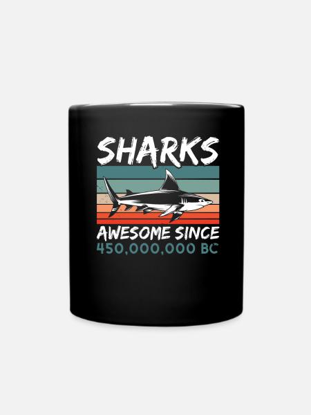 Shark Lovers Marine Biology Marine Animals - Full Colour Mug - black
