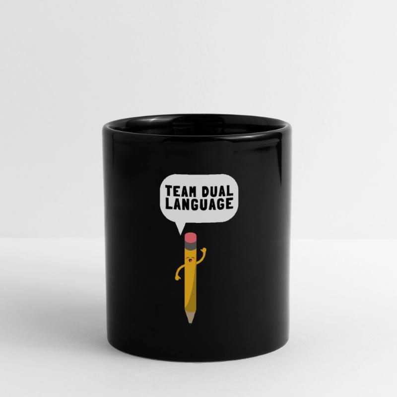 Dual Language Team Bilingue Enseignant Tuteur Mug uni