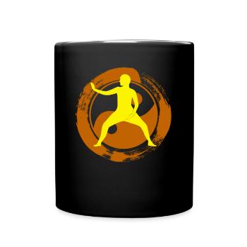 Qigong Karaté Qi Gong Chigong - Mug uni - noir - Devant