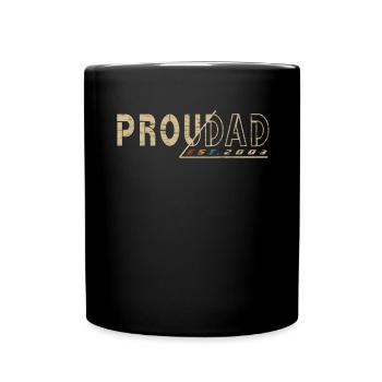 Proudad Proud Father 2003 Father's Day Gift - Full Colour Mug - black - Front