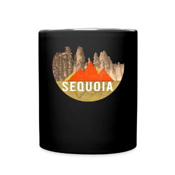 Vintage - Sequoia National Park - Full Colour Mug - black - Front