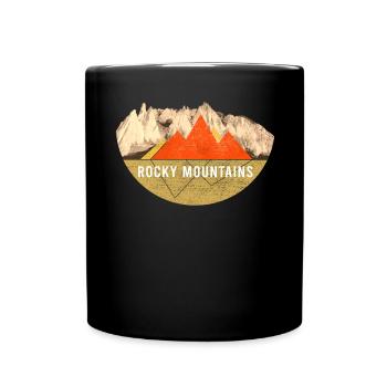 Weinlese - Rocky-Mountain-Nationalpark - Tasse einfarbig - Schwarz - Vorne