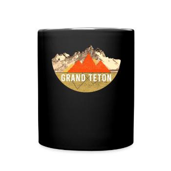 Millésime - Parc national de Grand Teton - Mug uni - noir - Devant