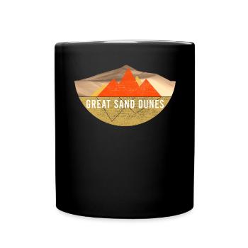 Altmodisch - Nationalpark Great Sand Dunes - Tasse einfarbig - Schwarz - Vorne