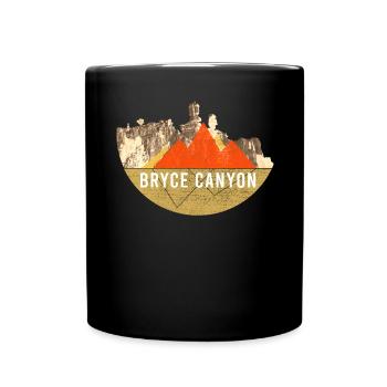 Vintage - Bryce Canyon National Park - Full Colour Mug - black - Front