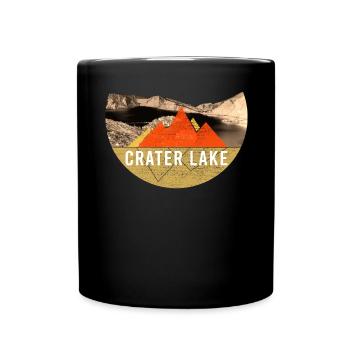 Vintage - Parc national de Crater Lake - Mug uni - noir - Devant