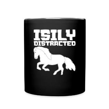 Équitation islandaise Équitation Islandais - Mug uni - noir - Devant
