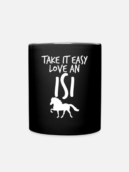 Cheval islandais Poney islandais Chevaux islandais - Mug uni - noir