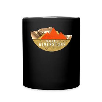 Vintages USA Randonnée - Mont Alverstone - Mug uni - noir - Devant
