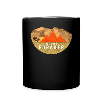 Vintages USA Randonnée - Mont Foraker - Mug uni - noir - Devant