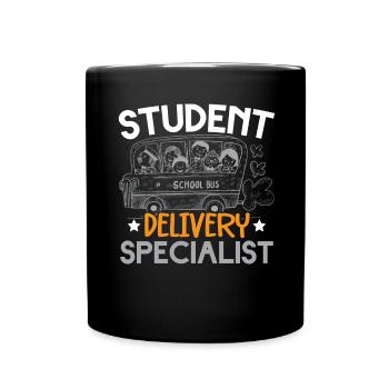 Chauffeur d’autobus scolaire spécialiste de la prestation de services aux étudiants - Mug uni - noir - Devant