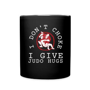 Judo Judoka Jiu Jitsu And Taekwondo Martial Arts - Full Colour Mug - black - Front