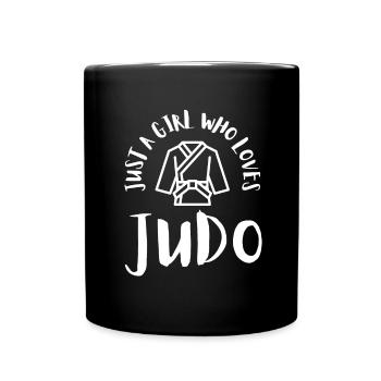 Judo Judoka Jiu Jitsu And Taekwondo Martial Arts - Full Colour Mug - black - Front