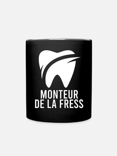 Zahnarzt Dentist Arzt Humor - Tasse einfarbig - Schwarz