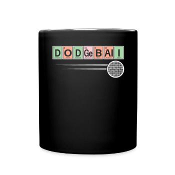 Dodgeball Player Sports Chemistry - Full Colour Mug - black - Front