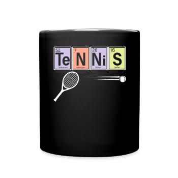 Joueur de tennis Chimie sportive - Mug uni - noir - Devant