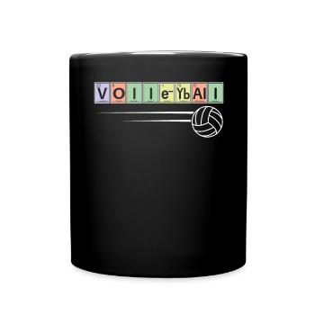 Joueur de volleyball Chimie sportive - Mug uni - noir - Devant