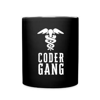 Codage du codeur médical VA Nurse et codage clinique - Mug uni - noir - Devant