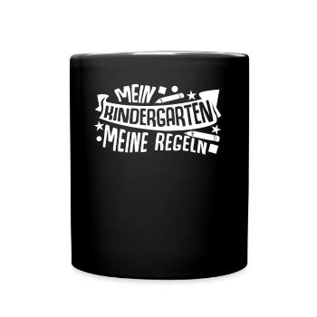 Erzieherin Tagesmutter Pädagogin - Tasse einfarbig - Schwarz - Vorne
