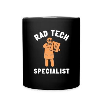 Radiology Tech Radiologist X-Ray Technologist Rad - Full Colour Mug - black - Front