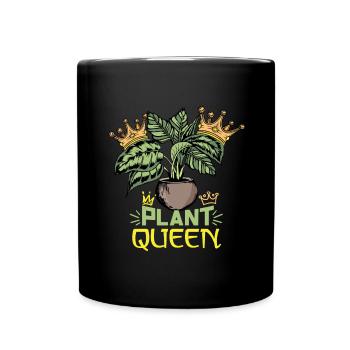 Korbmarante Pflanzen Liebhaberin Calathea Pflanze - Tasse einfarbig - Schwarz - Vorne