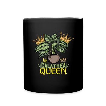 Calathea Plant Florist Flowers Asteraceans - Full Colour Mug - black - Front