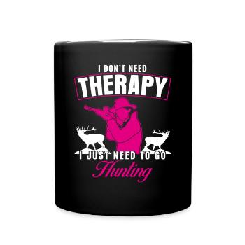 Hunter Hunting Deer Hunting Hunter - Full Colour Mug - black - Front