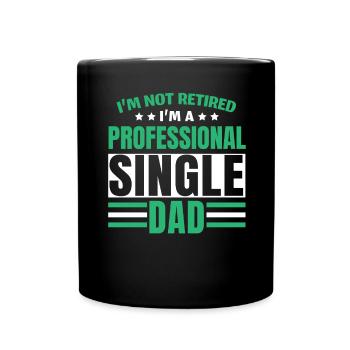 Ich bin nicht im Ruhestand, ich bin ein profession - Tasse einfarbig - Schwarz - Vorne