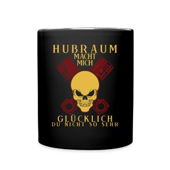 Hubraum Tuner Benzin Motorsport Tuning - Tasse einfarbig - Schwarz - Vorne
