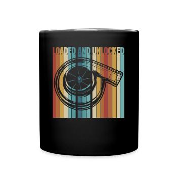 Réglage du turbocompresseur tuner de cylindrée - Mug uni - noir - Devant