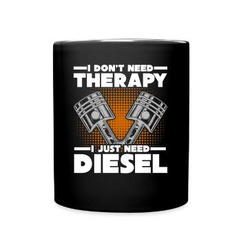 Displacement Tuner Therapy Motor Tuning - Full Colour Mug - black - Front