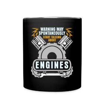 Réglage fin du moteur du tuner de cylindrée - Mug uni - noir - Devant