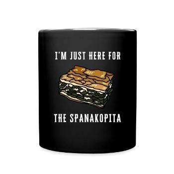 Spanakopita Cuisine grecque Grèce Grec - Mug uni - noir - Devant