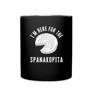 Spanakopita Cuisine grecque Grèce Grec - Mug uni - noir - Devant