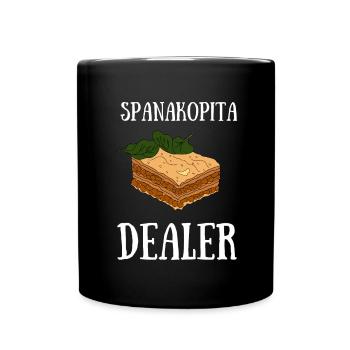 Spanakopita Cuisine grecque Grèce Grec - Mug uni - noir - Devant