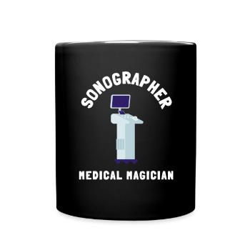 Sonographer Ultrasound Echography Sonography - Tasse einfarbig - Schwarz - Vorne