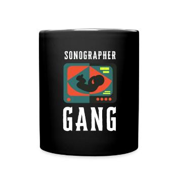 Sonographer Ultrasound Echography Sonography - Tasse einfarbig - Schwarz - Vorne