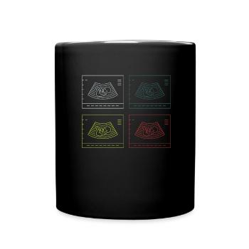 Sonographer Ultrasound Echography Sonography - Tasse einfarbig - Schwarz - Vorne